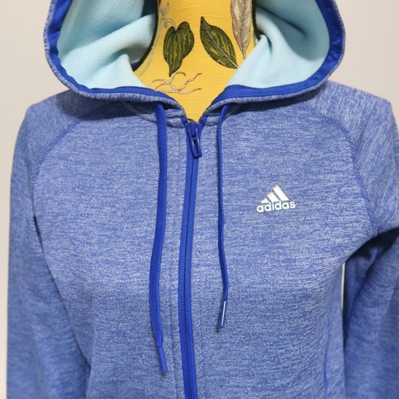 Adidas Team Issue Womens Fleece Full-Zip Hoodie XS - Picture 5 of 9